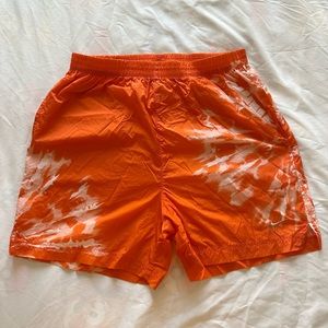 Women’s Small Nike Shorts in Orange Tie Dye